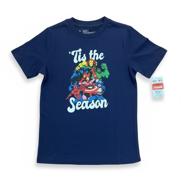 Other - Superhero Graphic Kids T-Shirt - Blue size 5T